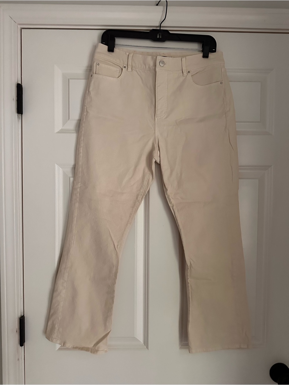 Ann Taylor The Boot Crop Straight Leg Cotton Pants Size 10